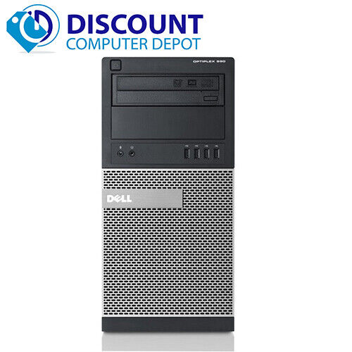 Dell Tower Computer PC - Core i5-2400 3.10GHz, 4GB RAM, 1TB HD, Windows 10 Home