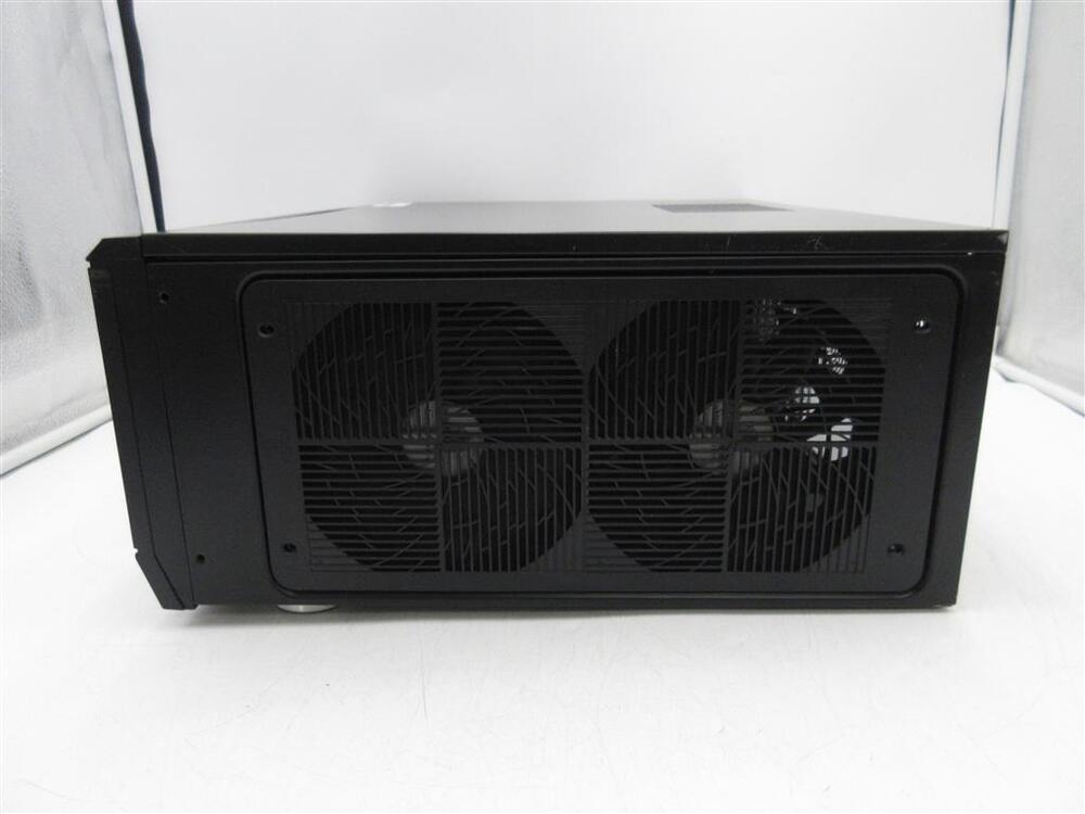 Silverstone GD10 Black HTPC Case with 550W PSU - Sleek and Powerful Home Theater Enclosure