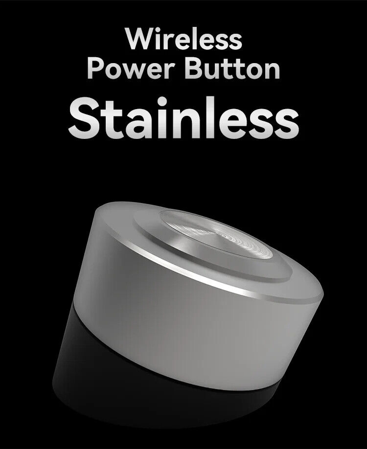 Wireless Stainless Steel External Power Switch for Computers
