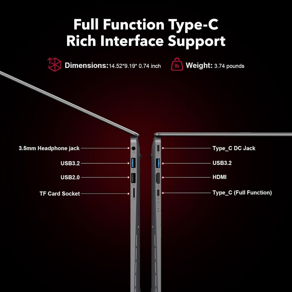 ACEMAGIC 16.1" Gaming Laptop - AMD Ryzen 7 5825U, 16GB RAM, 512GB SSD, WiFi 6, Windows 11 Refurbished