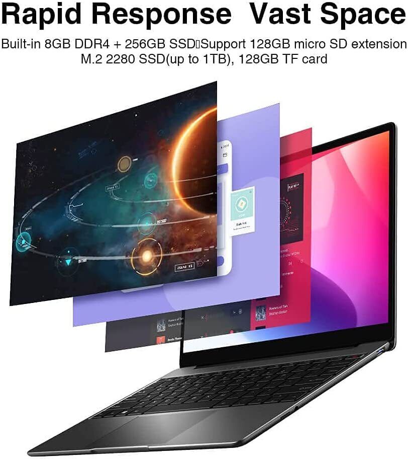 CHUWI CoreBook Pro 13" Laptop with Intel i3, 8GB RAM, 256GB SSD