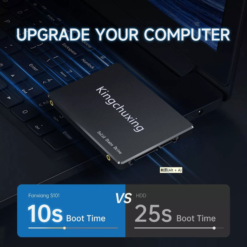 High-Performance 512GB 2.5" SATA III 6Gbps Internal SSD