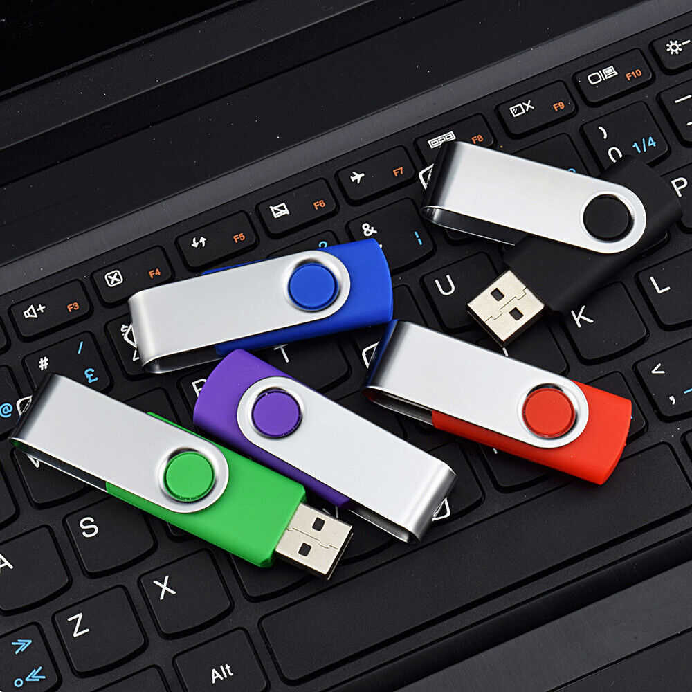 High-Capacity USB Flash Drives - 4GB to 128GB Options