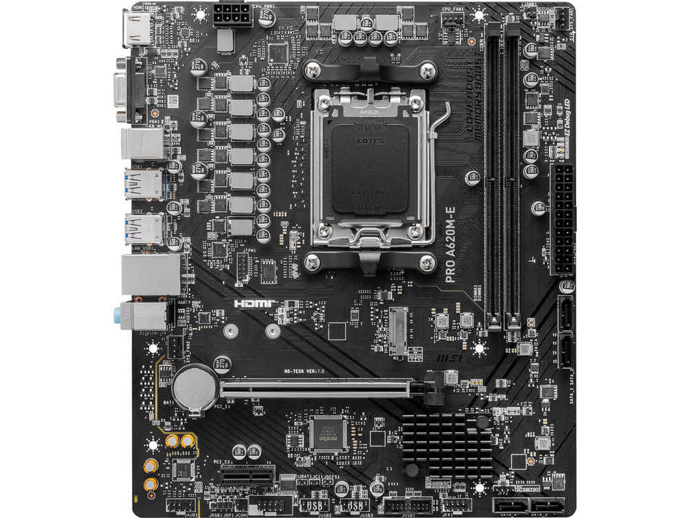 MSI PRO PRO A620M-E AM5 DDR5 mATX Motherboard