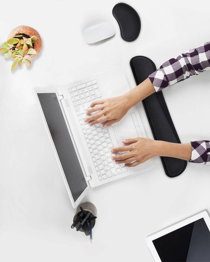 Ergonomic Memory Foam Wrist Rest Set for Keyboard and Mouse