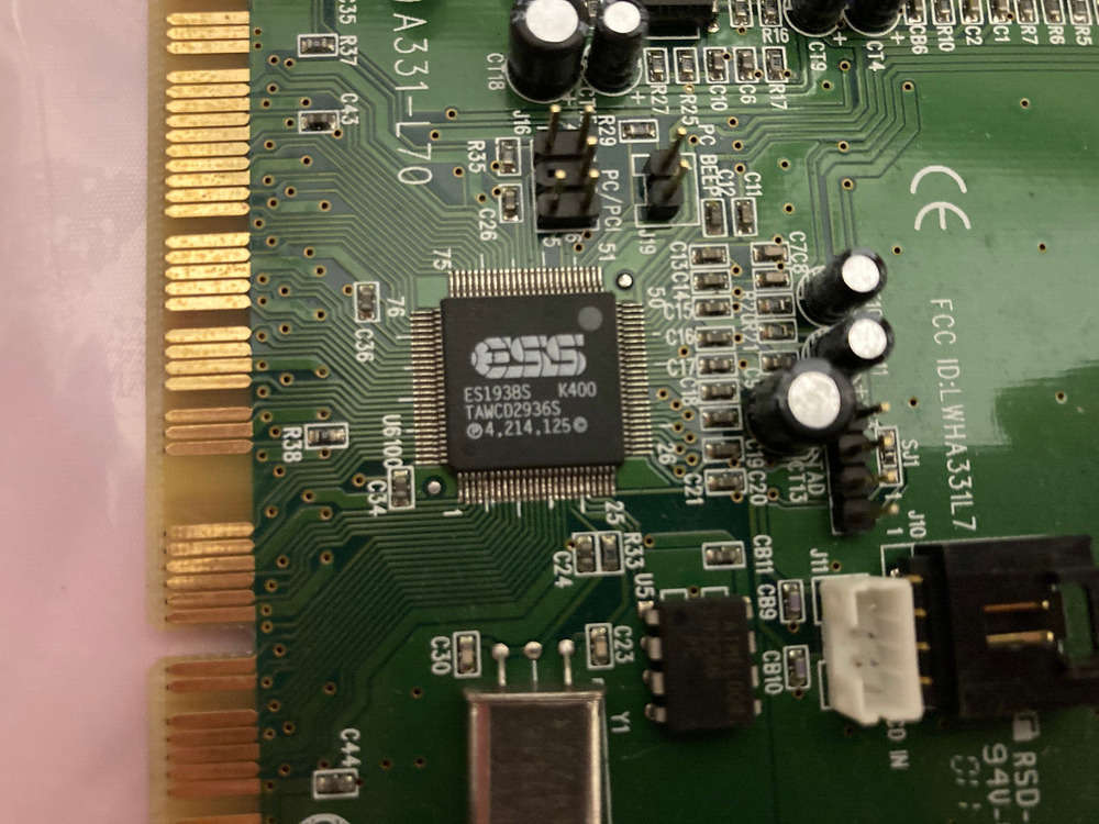 ESS Solo-1 ES1938S PCI Sound Card for Retro Gaming and Multimedia