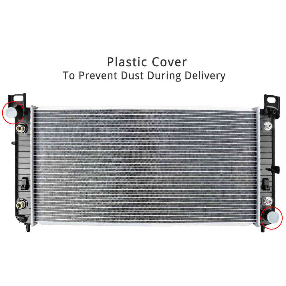 2370 34 High-Performance Radiator for Chevy Silverado 1500/2500, Suburban, Tahoe