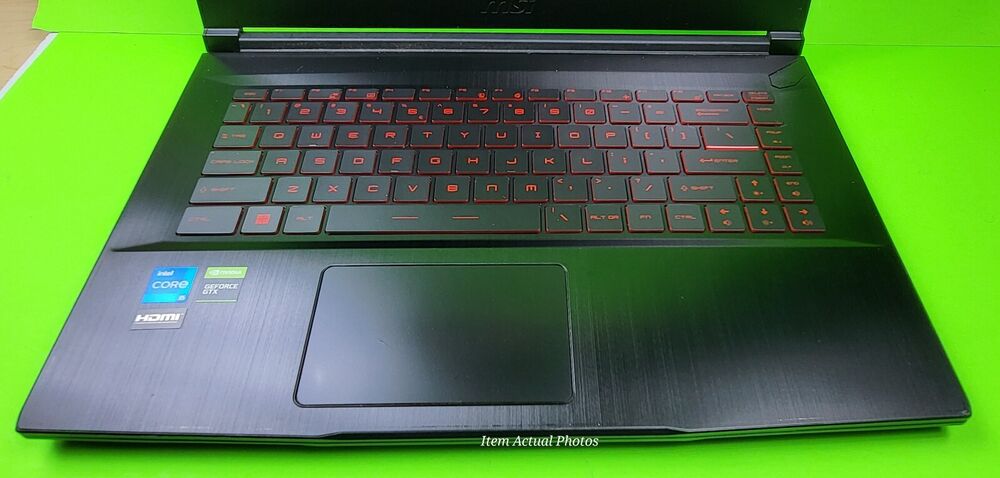MSI THIN GF63 15.6" FHD Gaming Laptop with 1TB SSD, 32GB RAM, NVIDIA GeForce