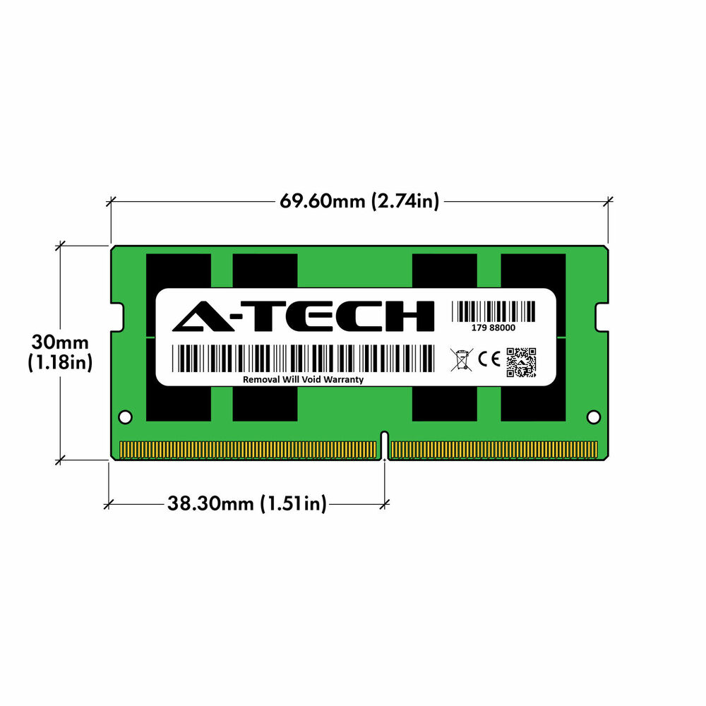 A-Tech 32GB DDR4 2666MHz Laptop Memory Kit