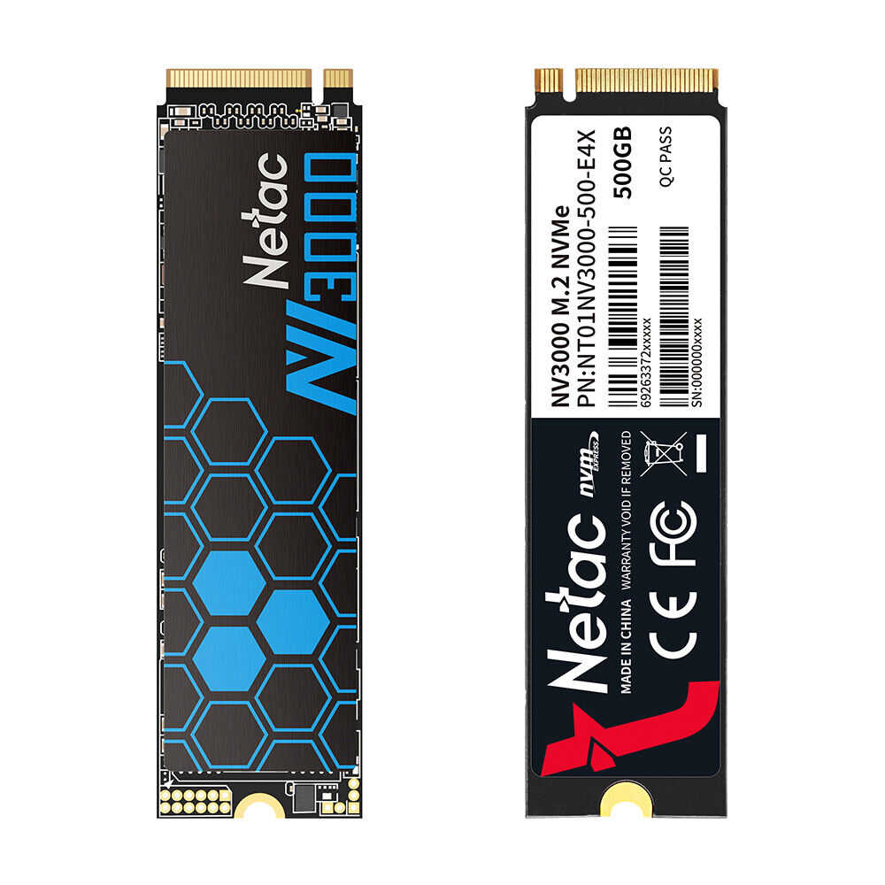 Netac 2.5" SATA III M.2 NVMe PCIe 3.0 x4 Internal SSD
