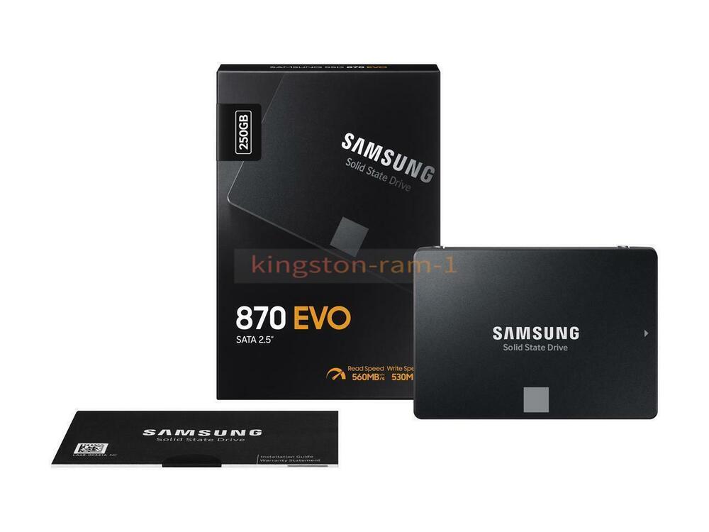 Samsung 2.5 Inch SATA III SSD 870 EVO - High-Capacity Storage Solutions