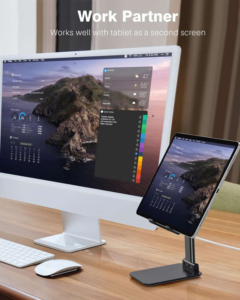 Adjustable Tablet Stand for Portable Monitors