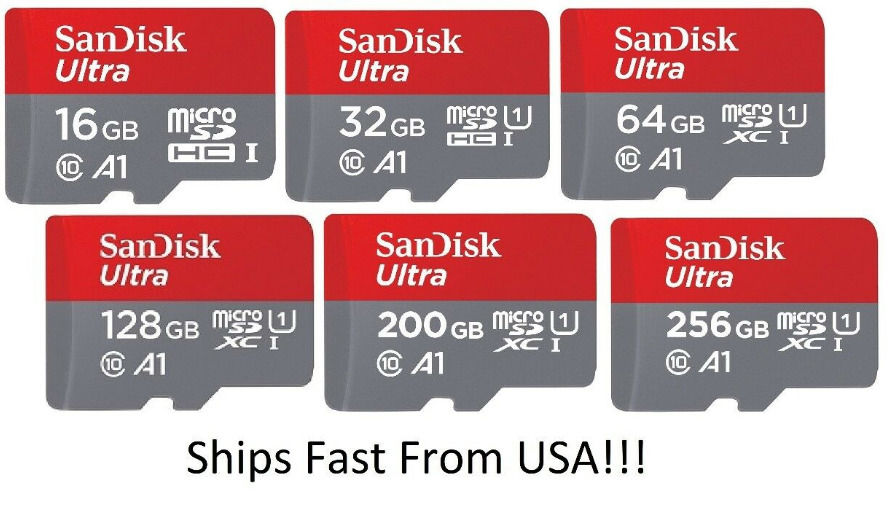 SanDisk Ultra Micro SD Card - High Capacity Memory Storage