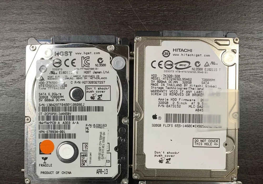 2-Pack 320GB 2.5" Hard Disk Drives for Laptops
