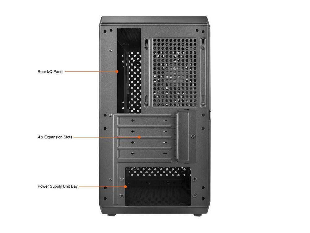 MasterBox Q300L mATX PC Case with Transparent Acrylic and Magnetic Dust Filter