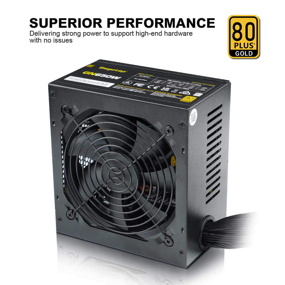 Segotep 650W 80 Plus Gold Non-Modular PSU for Gaming PCs