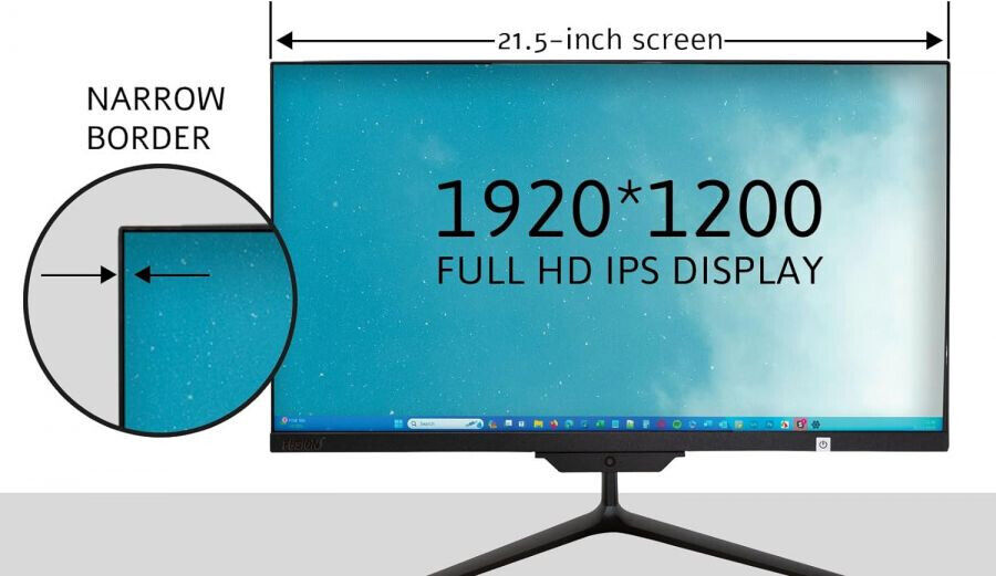 21.5" Full HD All-in-One Desktop PC with Windows 11 Home