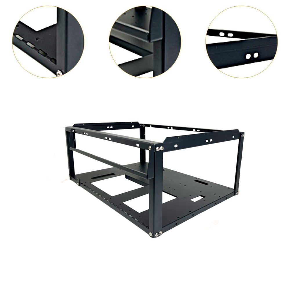 Stylish Steel DIY Gaming Computer Case with Easy Installation