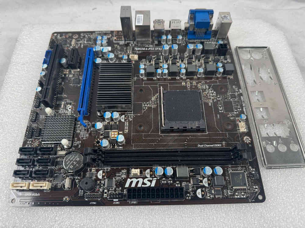 MSI 760GMA-P34 (FX) AM3+ DDR3 Motherboard - Tested and Reliable