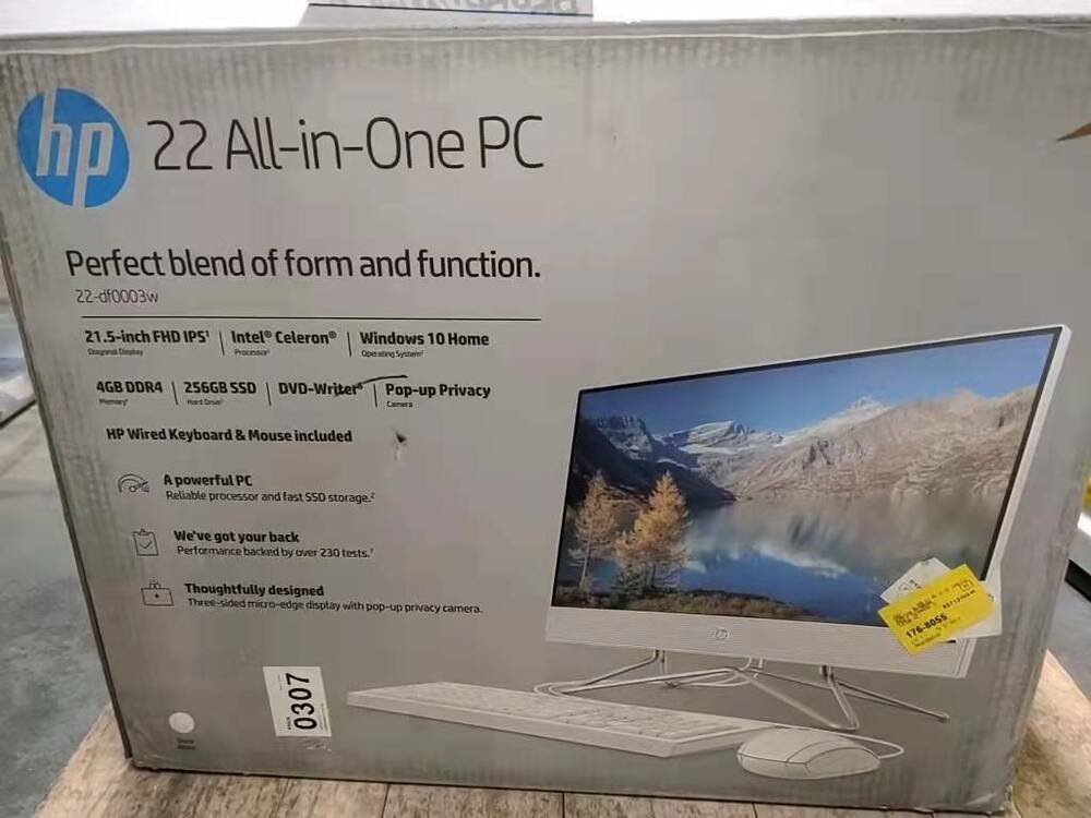HP 22-df0003w All-In-One Computer PC