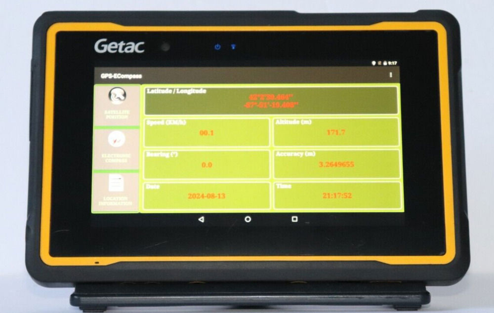 GETAC ZX70 Rugged-IP67 Tablet with Quad-Core HD Graphics, 7-Inch Touchscreen, GPS, Android