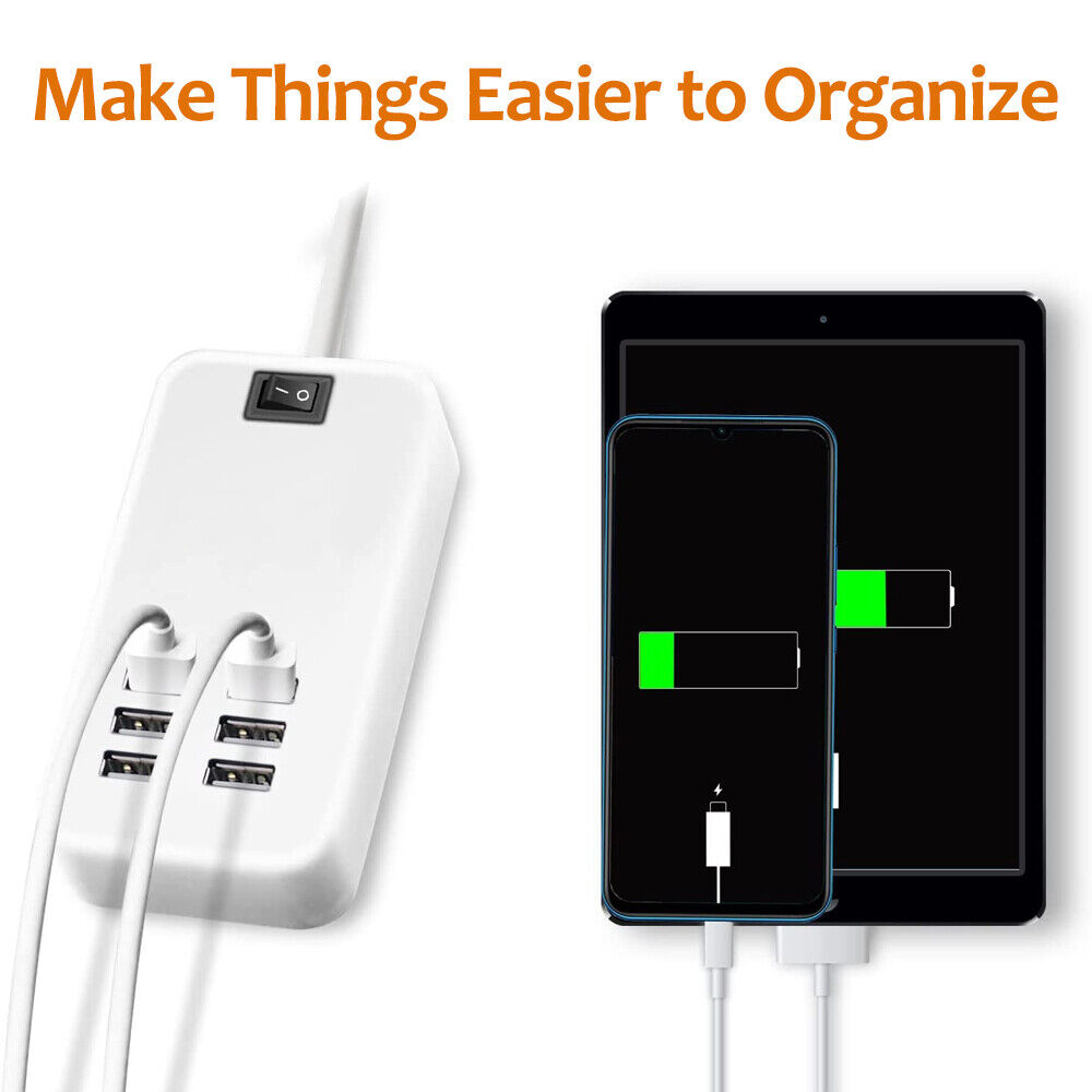 6 Port USB Hub Fast Charging Station