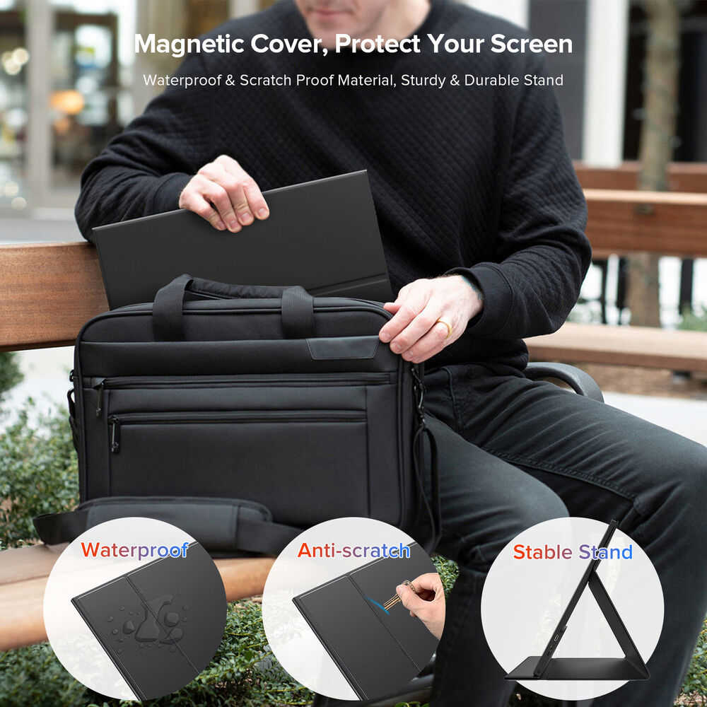 15.6" Touchscreen HDR Portable Monitor with IPS 2K Resolution