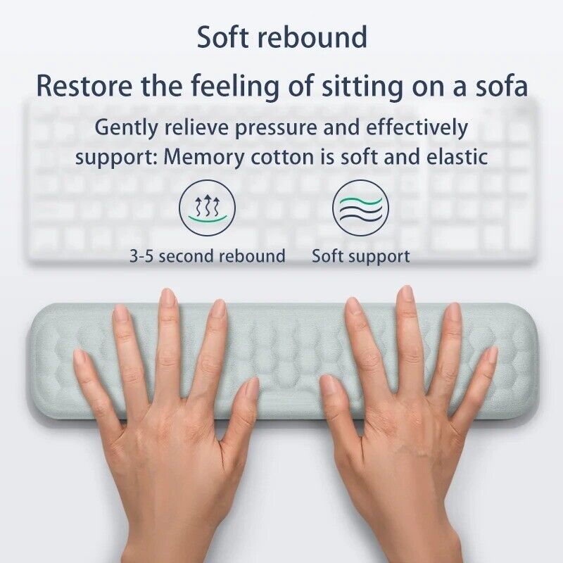 Ergonomic Gel Wrist Rest Set for Keyboard and Mouse