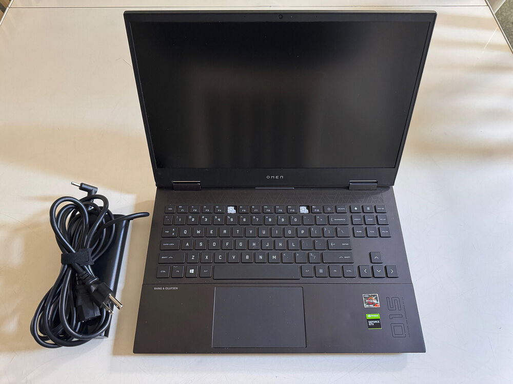 HP Omen 15.6" Gaming Laptop - AMD Ryzen 7, 512GB SSD, 8GB RAM