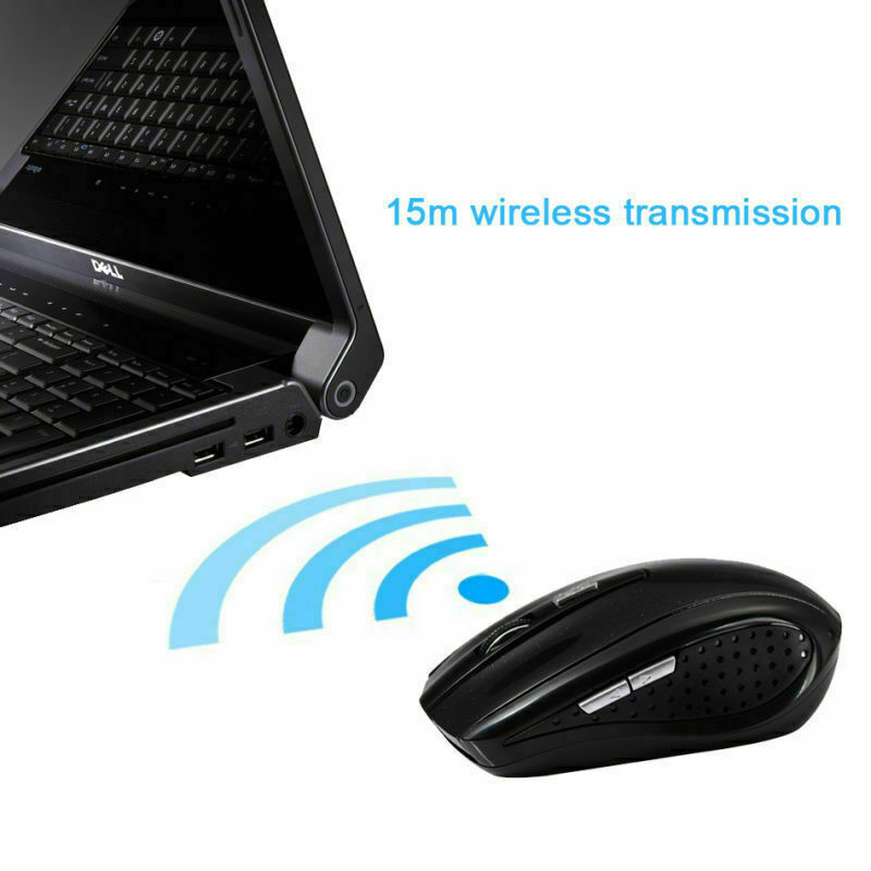 2.4GHz Wireless Optical Mouse with USB Receiver