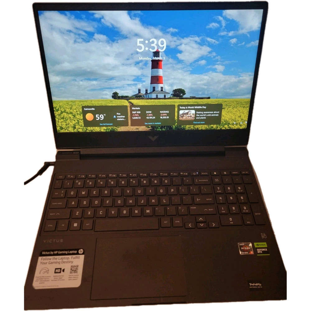HP Victus Gaming Laptop - 15.6" FHD, Ryzen 5, RTX 2050