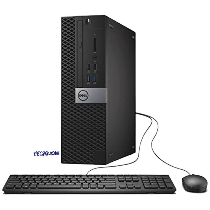 Dell Desktop PC - Intel i5 6th Gen, 8GB RAM, 1TB HDD, WiFi, DVDRW, 22" LCD, Windows 10