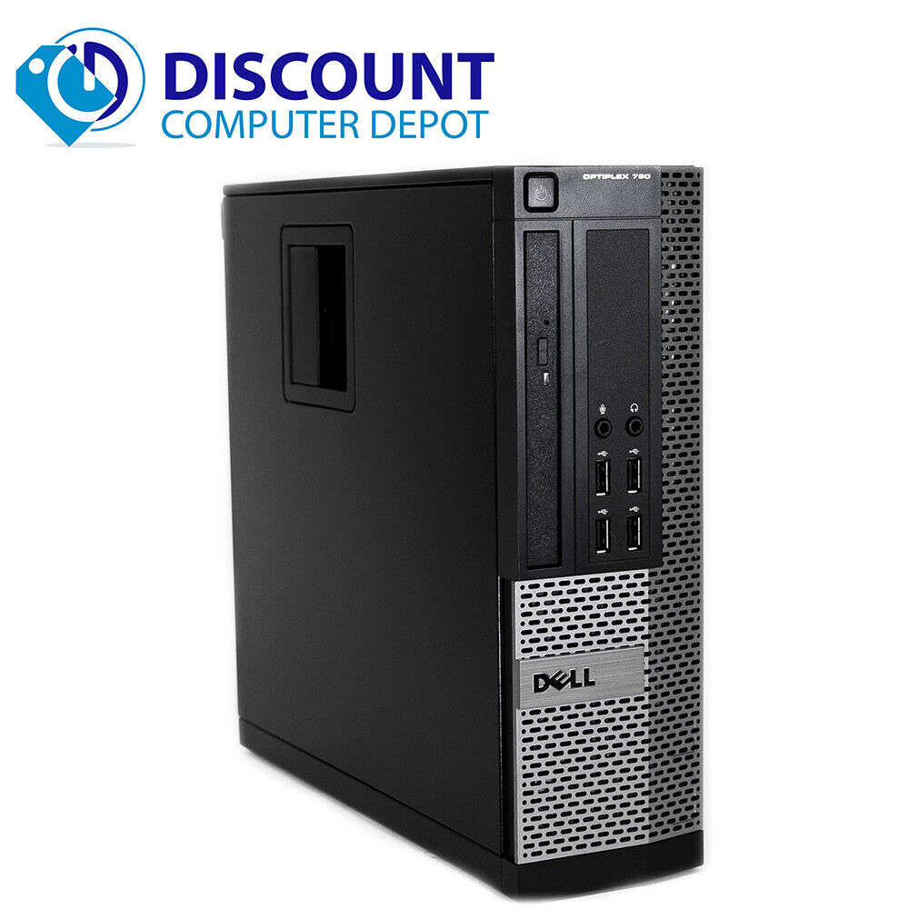 Dell Optiplex Desktop Computer with Core i5, 8GB RAM, 500GB HDD, Dual 22" LCDs, WiFi, Windows 10