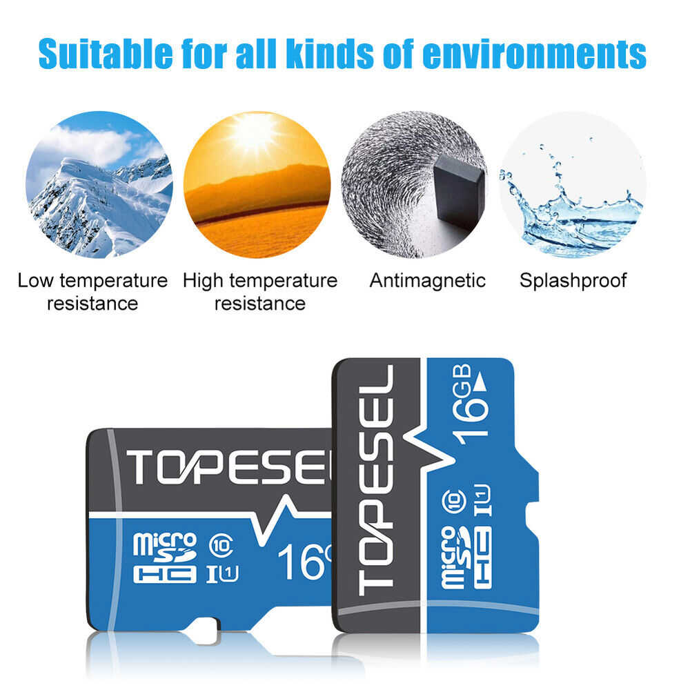 High-Speed C10 Ultra Micro SD Card Memory TF Card - 32GB to 256GB