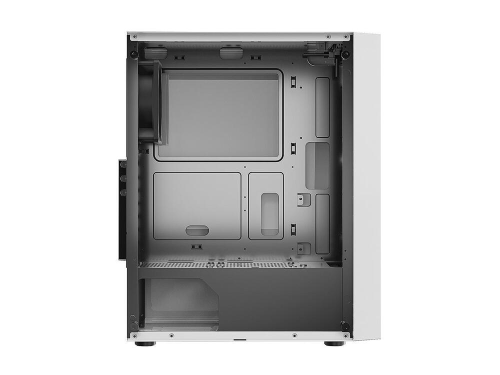 White USB 3.0 Steel/Tempered Glass ATX Mid Tower Computer Case DIYPC DIY-S08-W