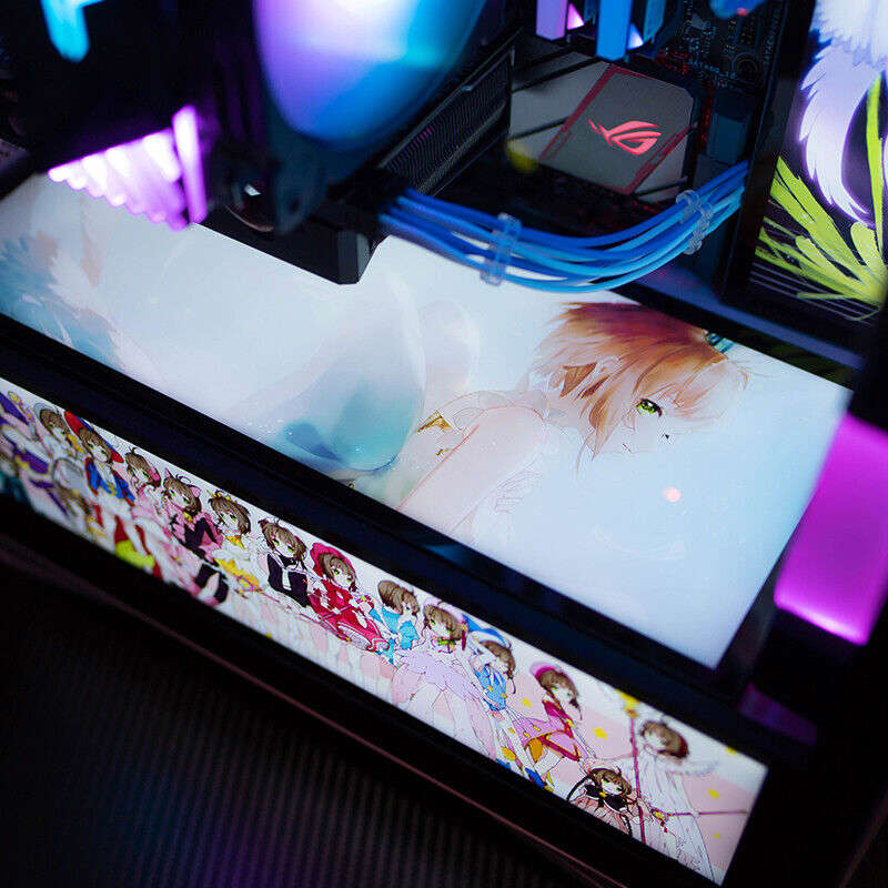 Custom Anime Light Board for PC Gaming Enthusiasts