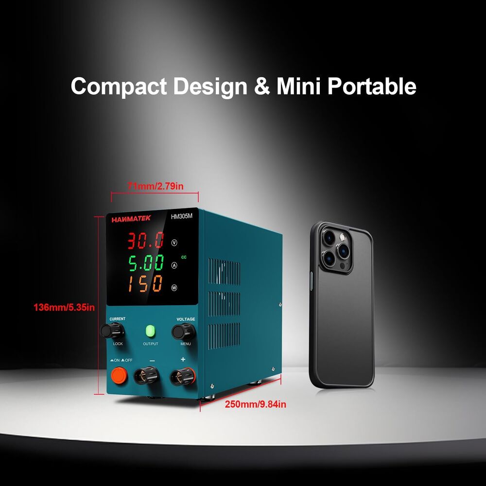 Digital Bench Power Supply 0-30V 0-5A