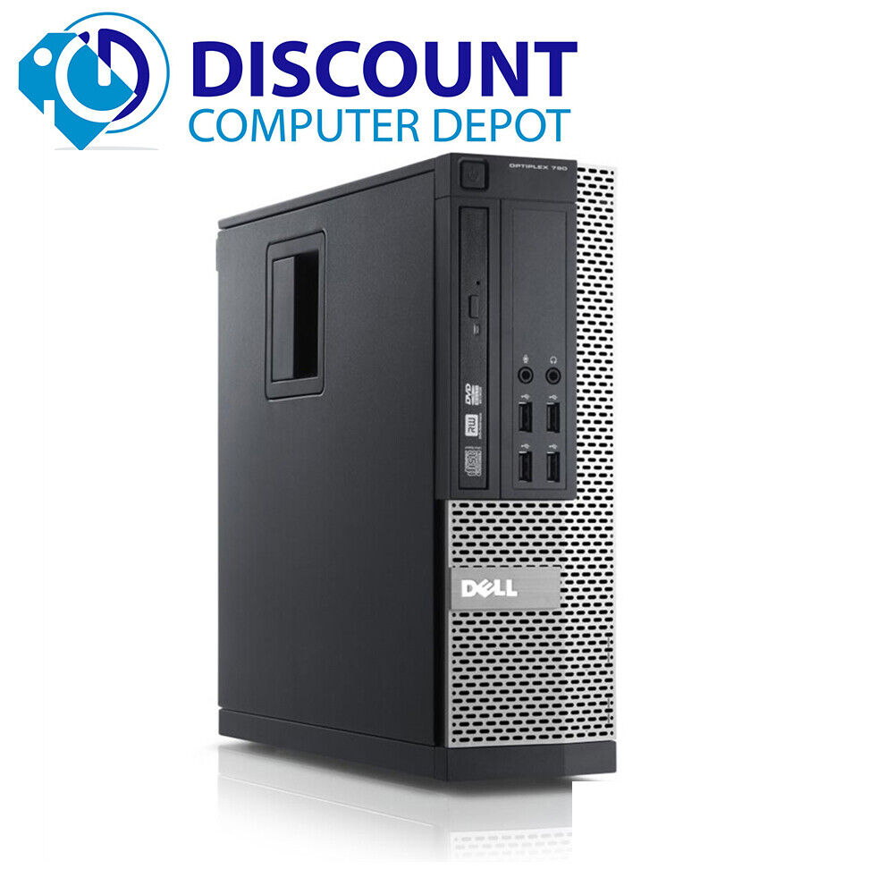 Dell Optiplex Desktop Computer with Core i5, 8GB RAM, 500GB HDD, Dual 22" LCDs, WiFi, Windows 10