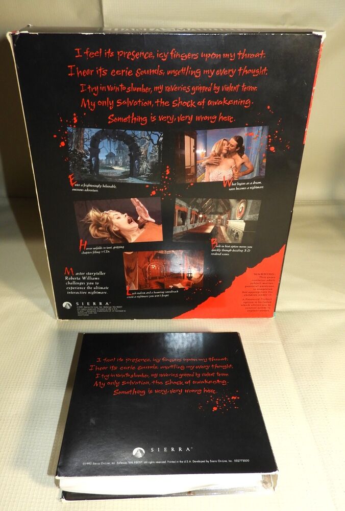 Phantasmagoria PC Game - 7 Disc Set by Sierra