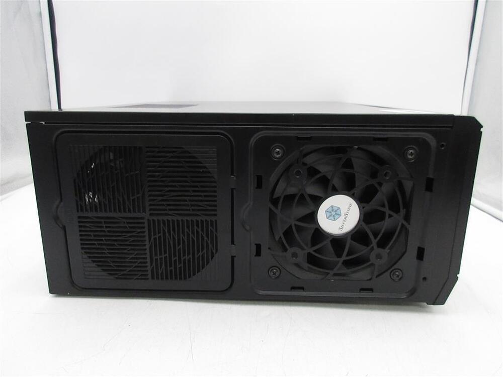 Silverstone GD10 Black HTPC Case with 550W PSU - Sleek and Powerful Home Theater Enclosure