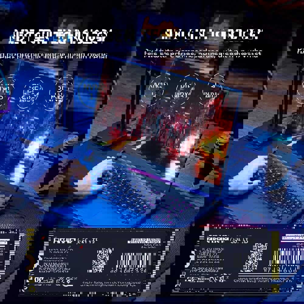 Fanxiang 512GB NVMe PCIe Gen3x4 M.2 2280 Internal SSD