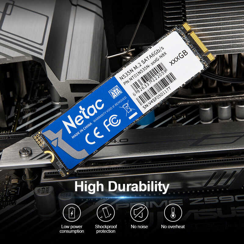 Netac M.2 SATA SSD 960GB, 480GB, 240GB - High-Capacity Internal Solid State Drives