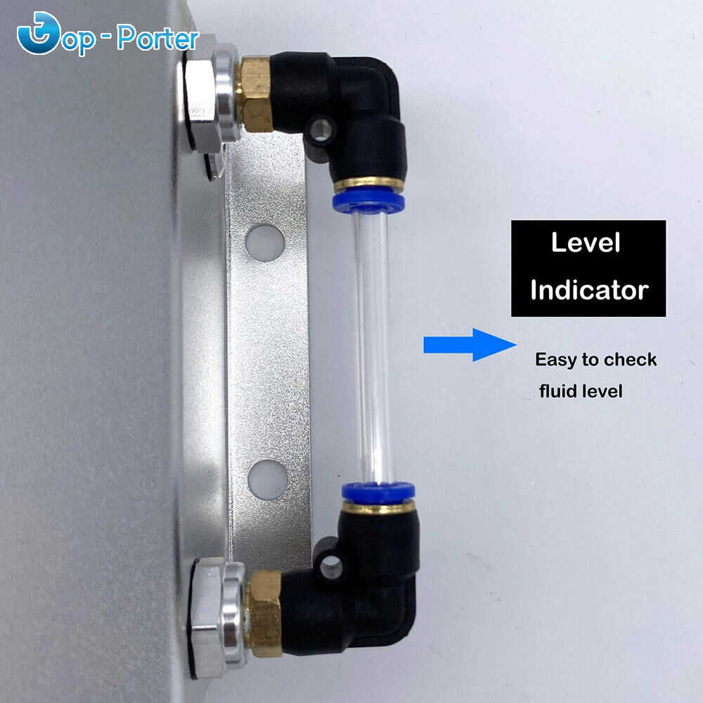 1L Aluminum Radiator Coolant Overflow Bottle - Universal Fit
