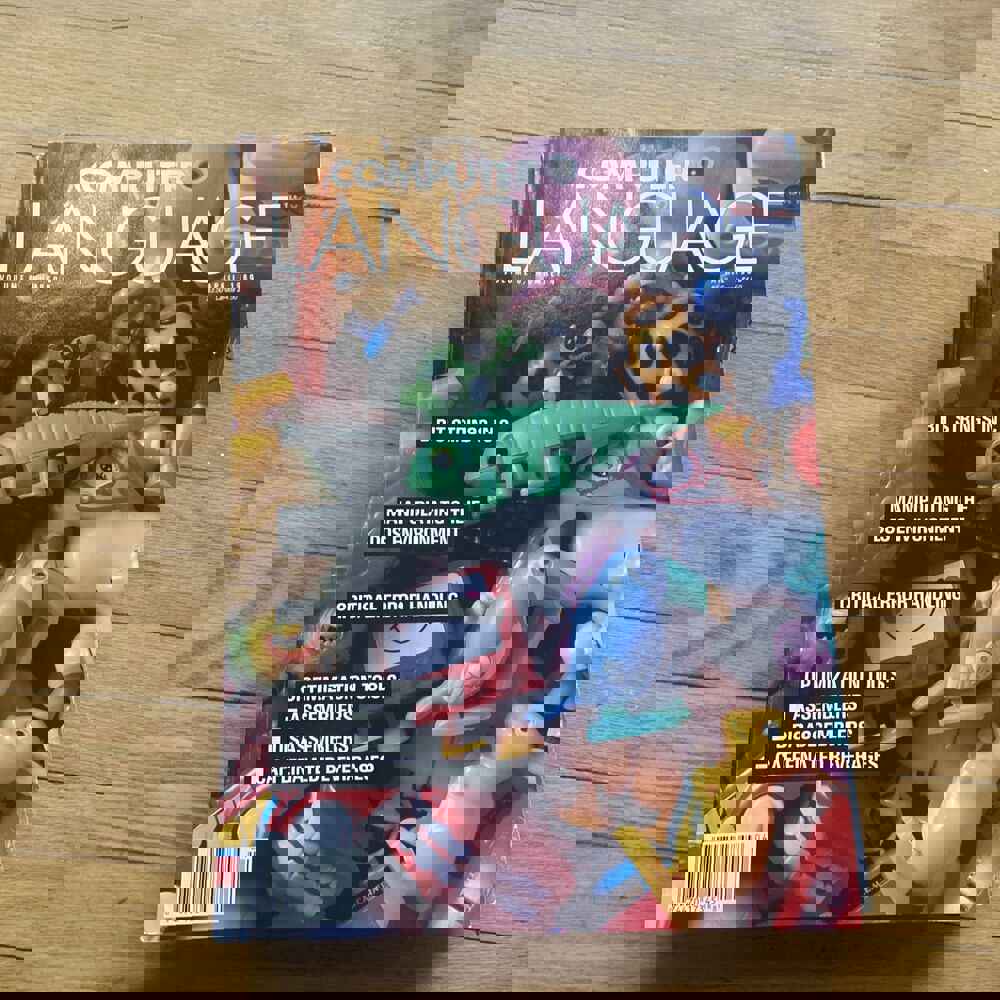 Complete 1989 Vintage Computer Language Magazine Set