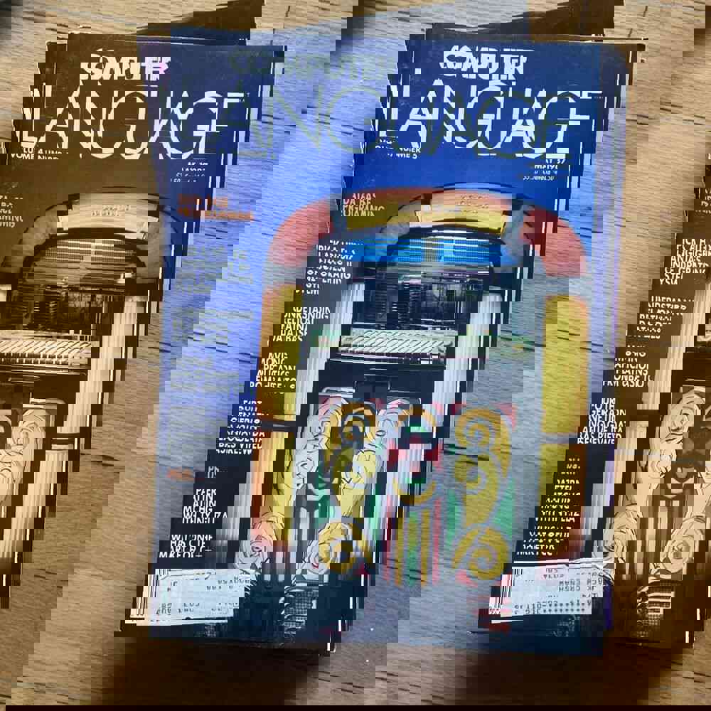 Vintage Computer Language Magazine Set 1987 - A Year of Tech History