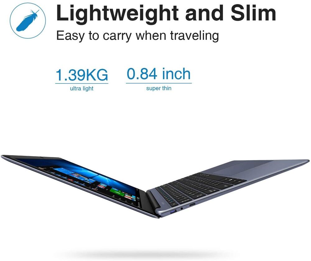 CHUWI 14.1" Laptop - Intel Celeron 2.8GHz, 8GB RAM, 256GB SSD, HDMI - Silver