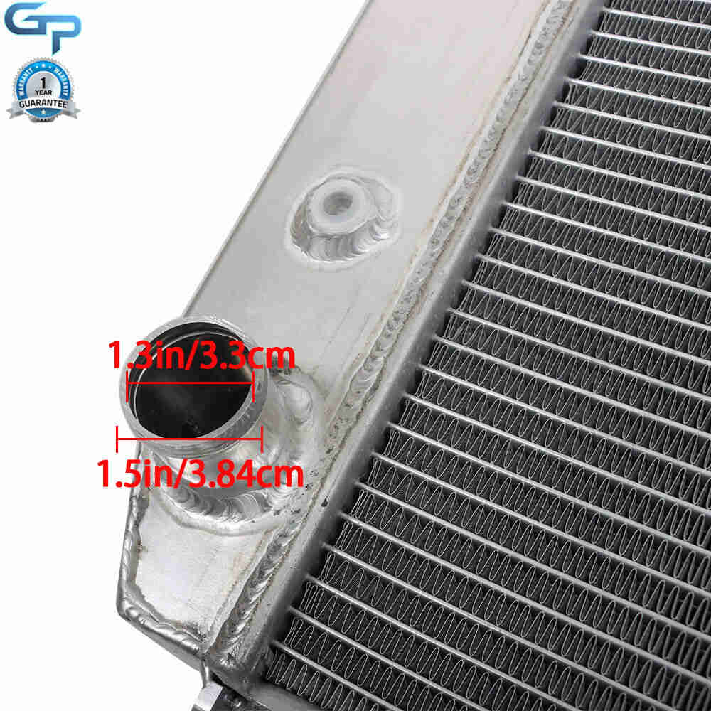 Aluminum 3-Row Racing Radiator for 1979-1993 Ford Mustang GT/LX