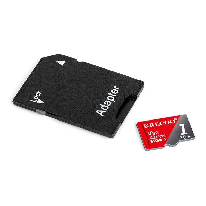 High-Capacity Micro SD Cards with Adapter - 32GB to 1024GB