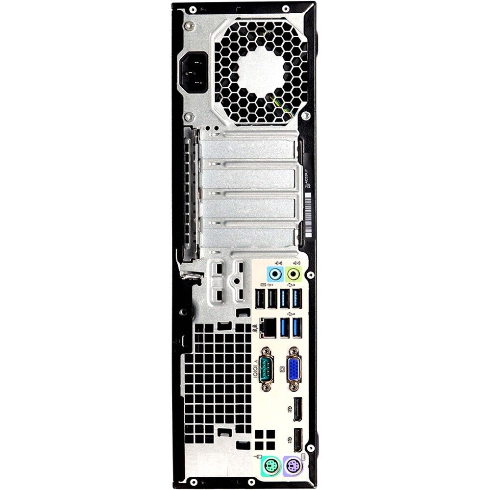 HP Desktop Computer PC Intel i5 SFF 16GB RAM 480GB SSD Windows 10 Wi-Fi DVD/RW