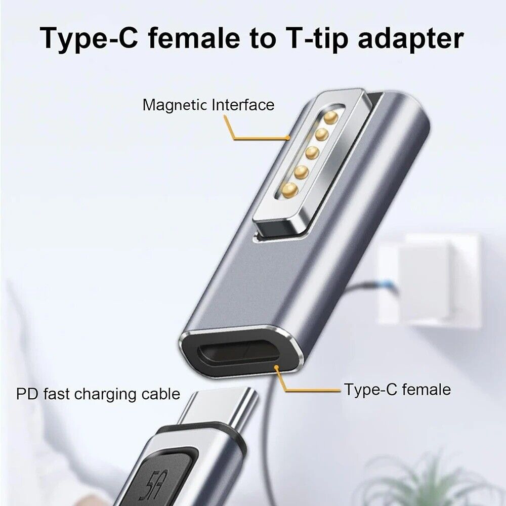Fast Charge Type C to Magsafe Adapter for MacBook Air/Pro